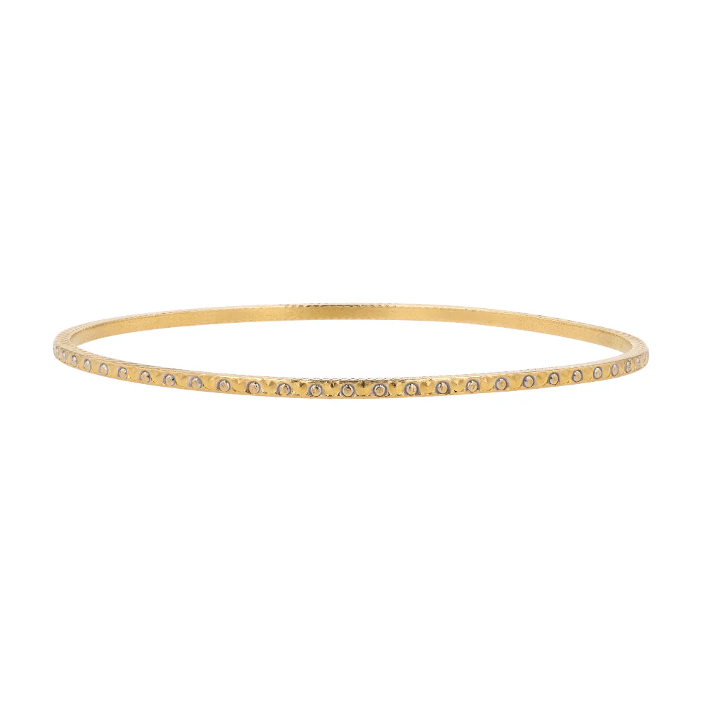 22K Yellow Gold Bangle Bracelet - Image 2