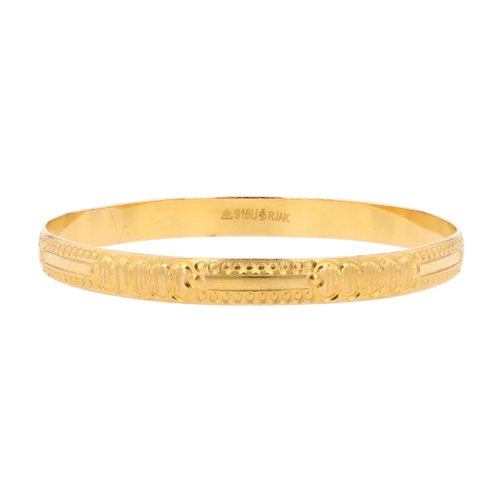 22K Sterling Silver Bangle Bracelet