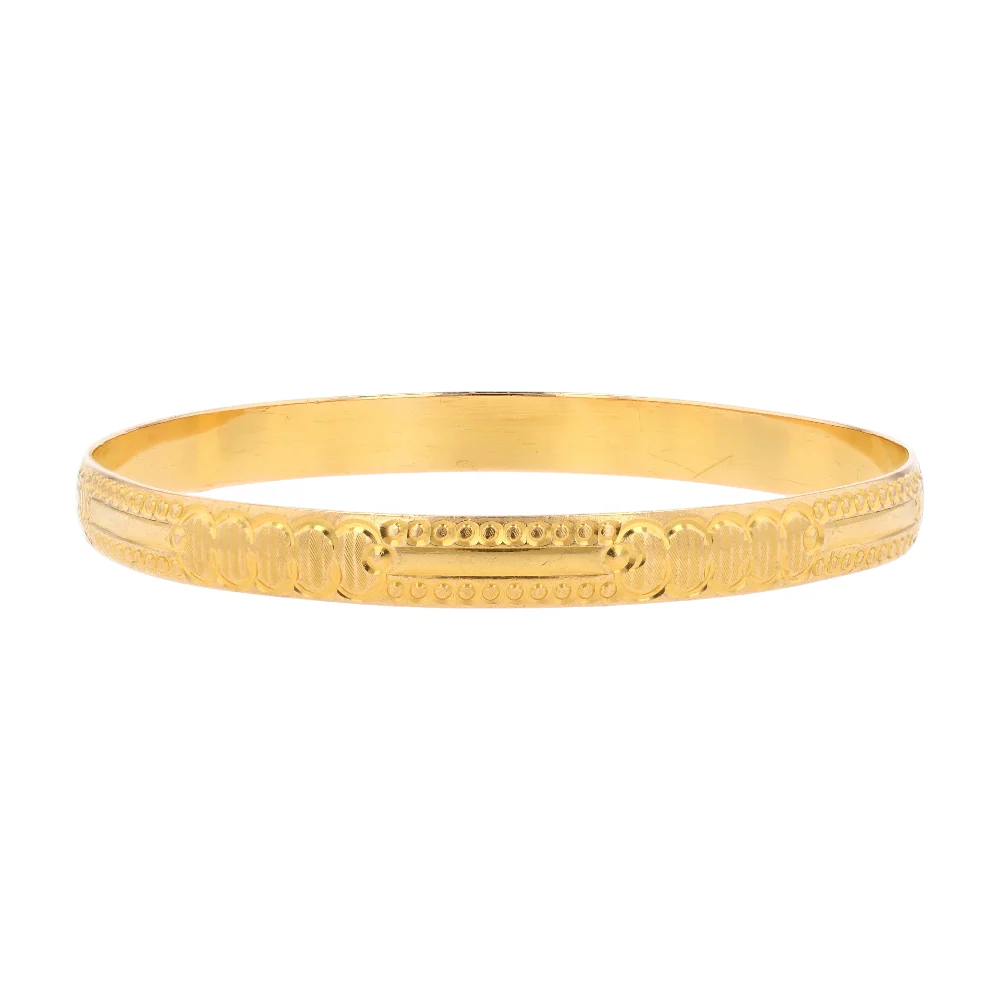 22K Sterling Silver Bangle Bracelet - Image 2