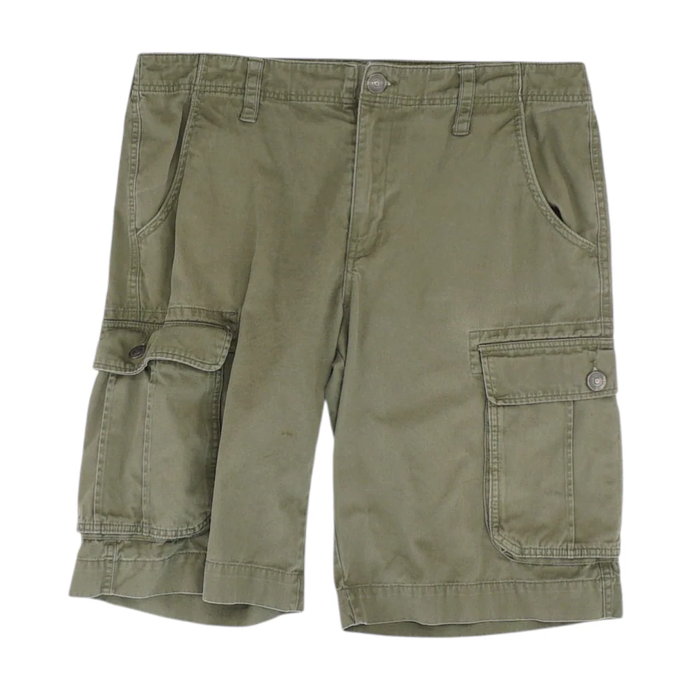 Green 5-Pocket Shorts