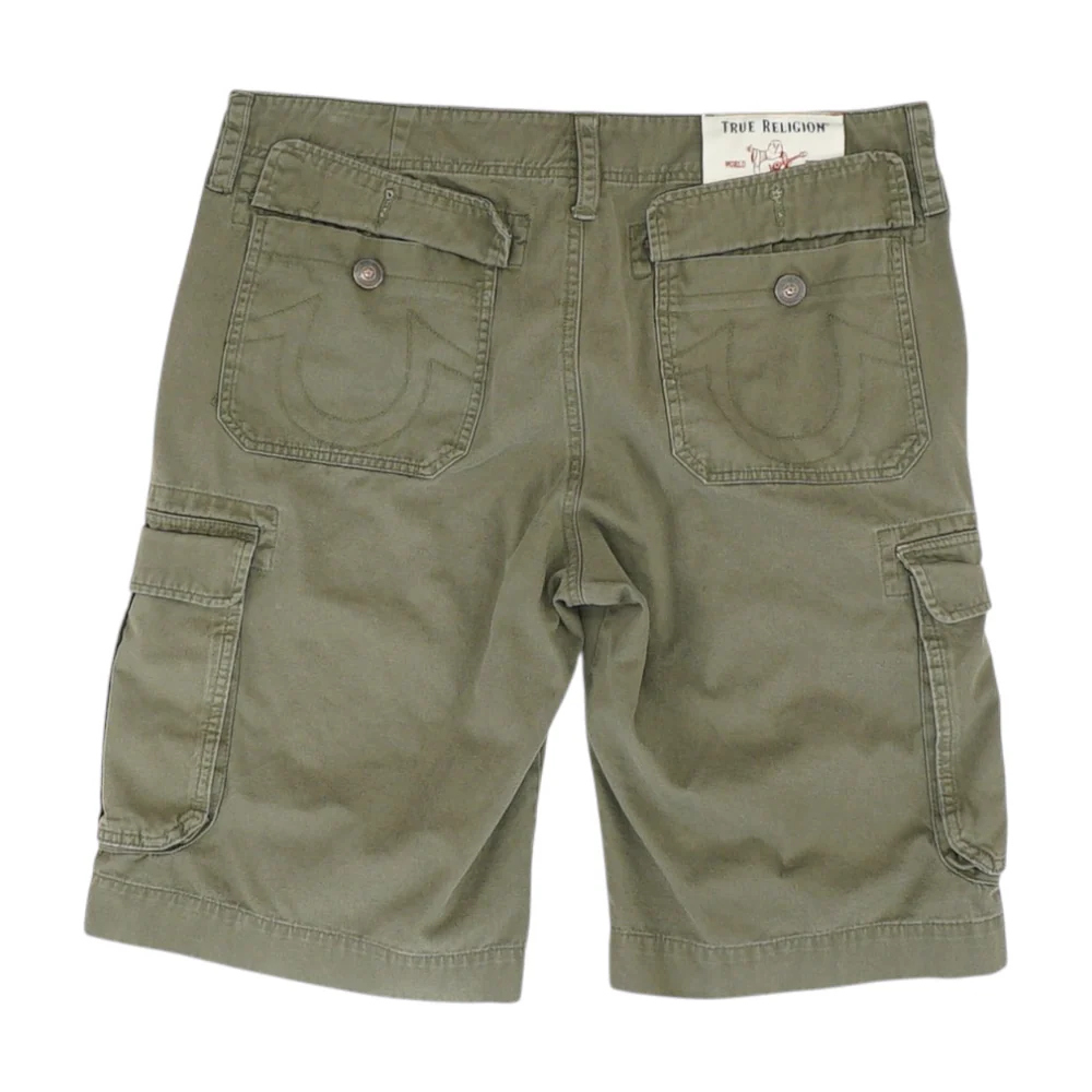 Green 5-Pocket Shorts - Image 2