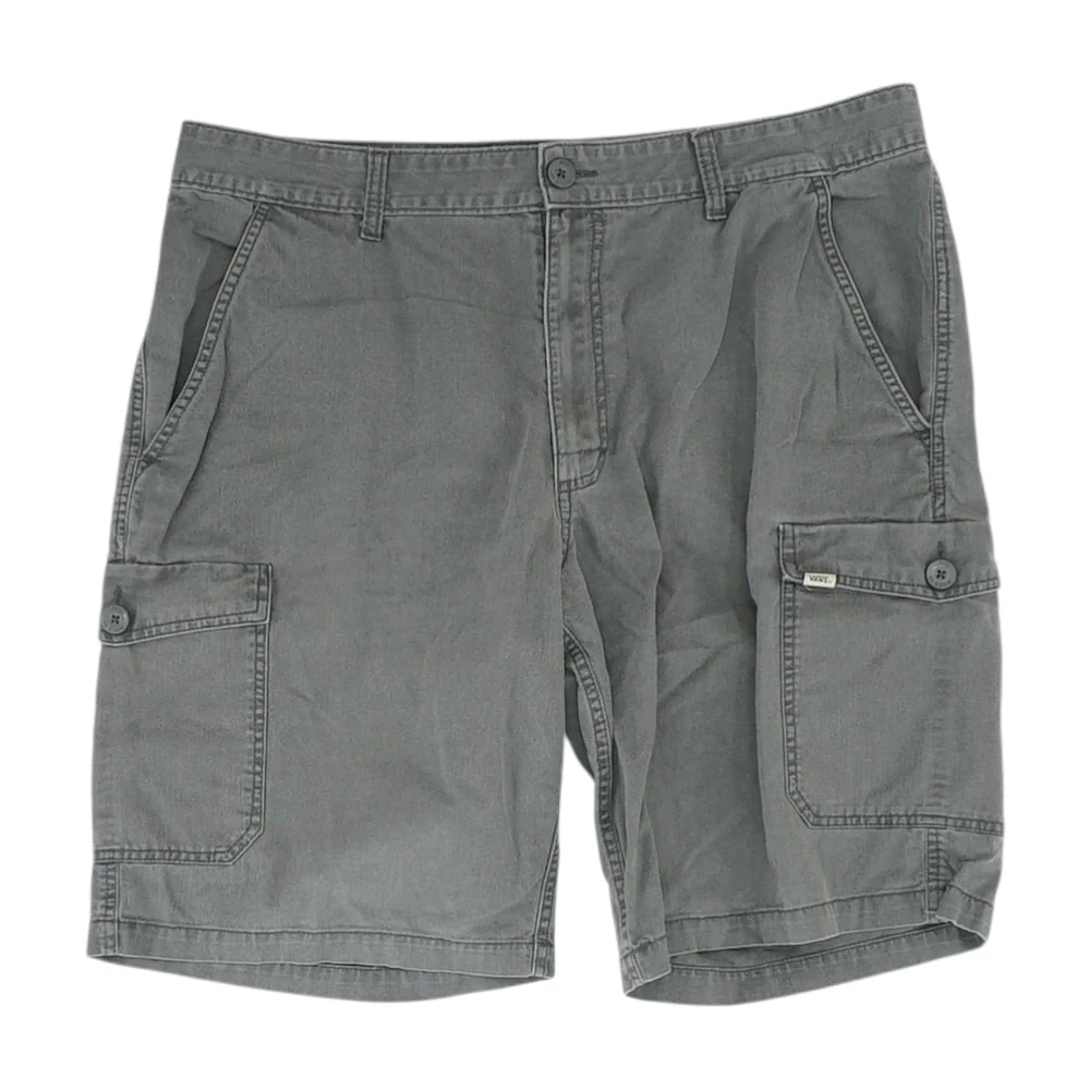 Gray Denim Shorts