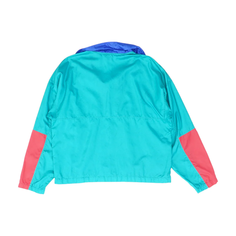 Vintage 90s Teal Solid Jacket - Image 2