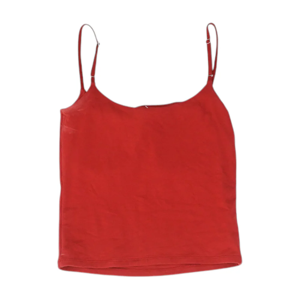 Red Cropped Blouse - Image 2
