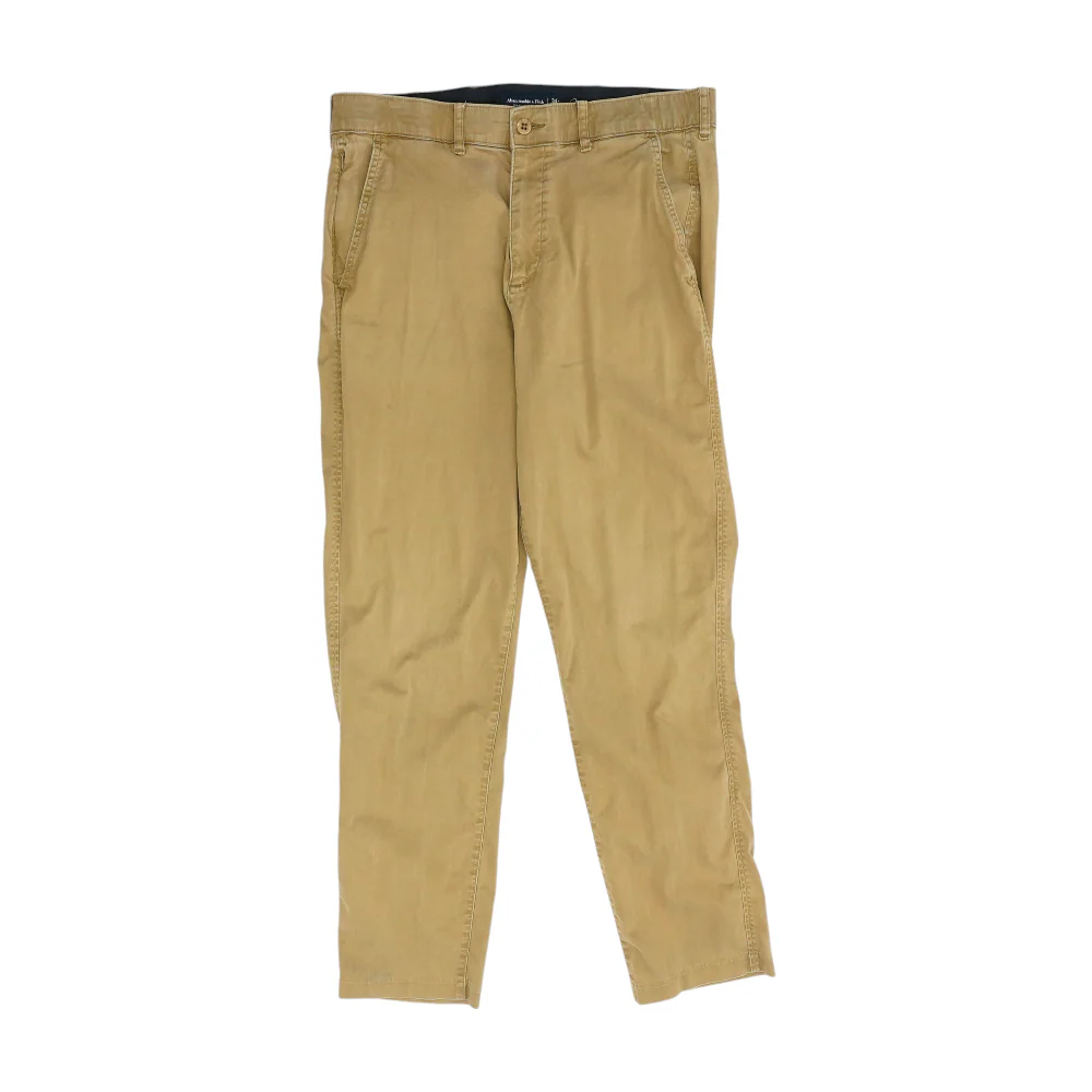Khaki Straight Pants