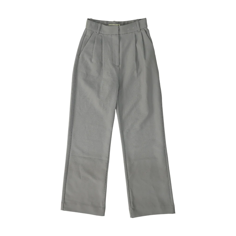 Gray Wide Leg Pants