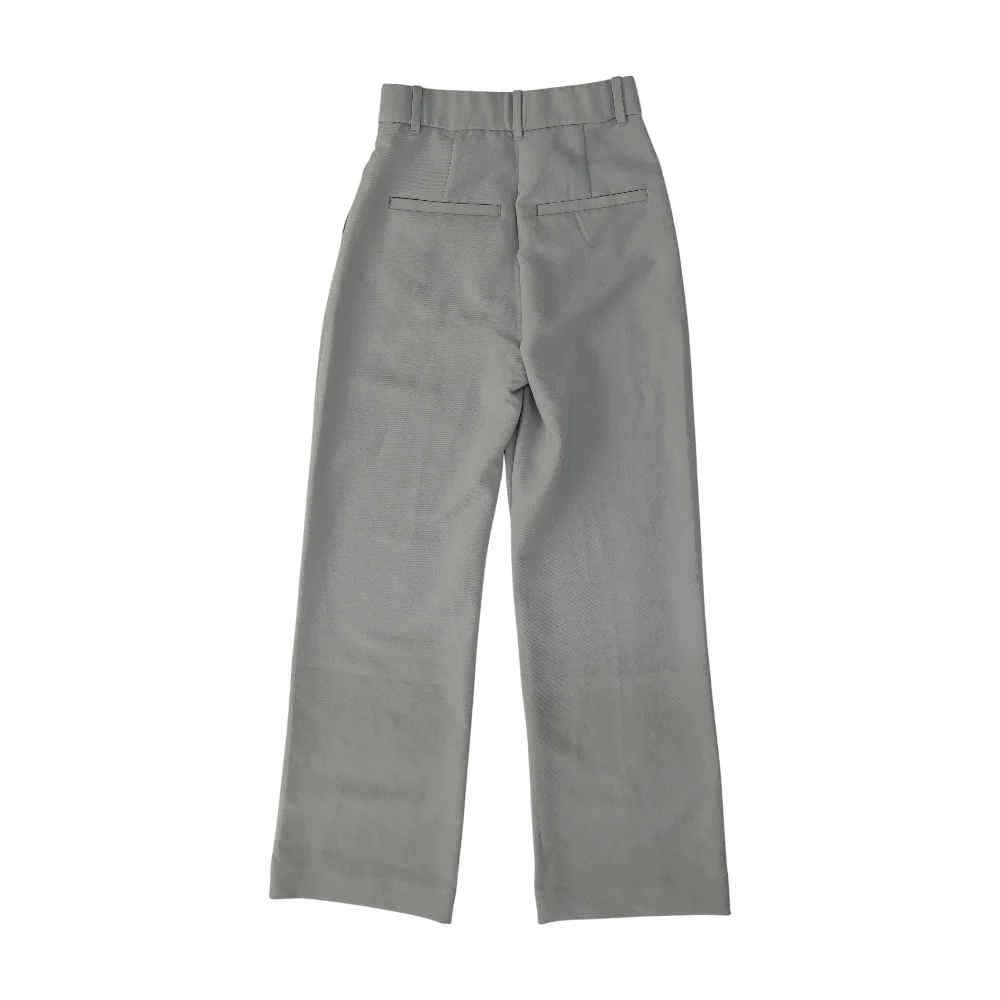 Gray Wide Leg Pants - Image 2