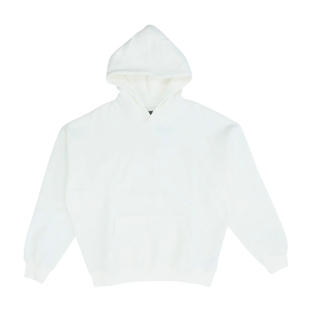Ivory Solid Hoodie Pullover