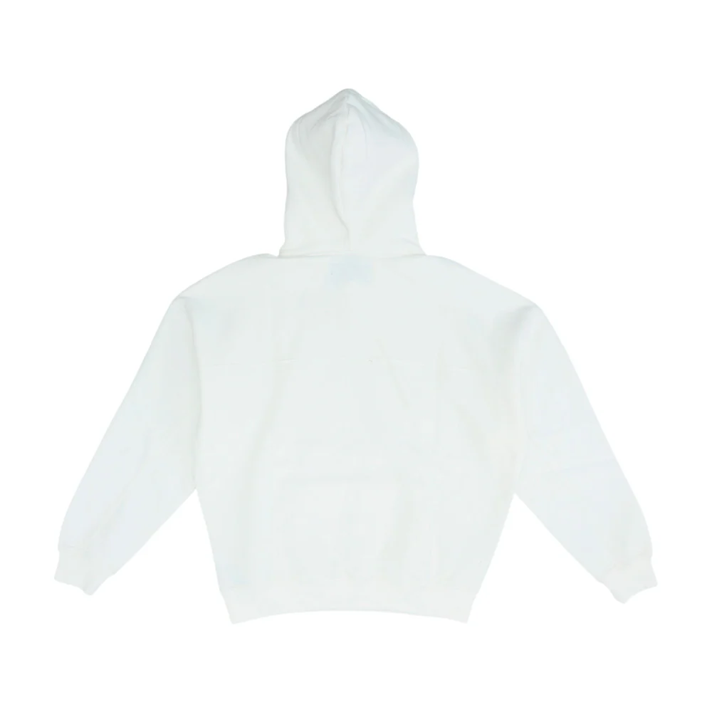 Ivory Solid Hoodie Pullover - Image 2