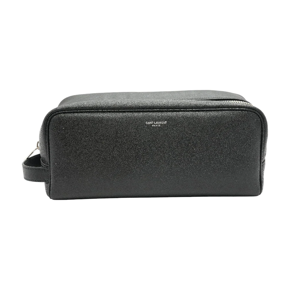 Grooming Case in Black Leather
