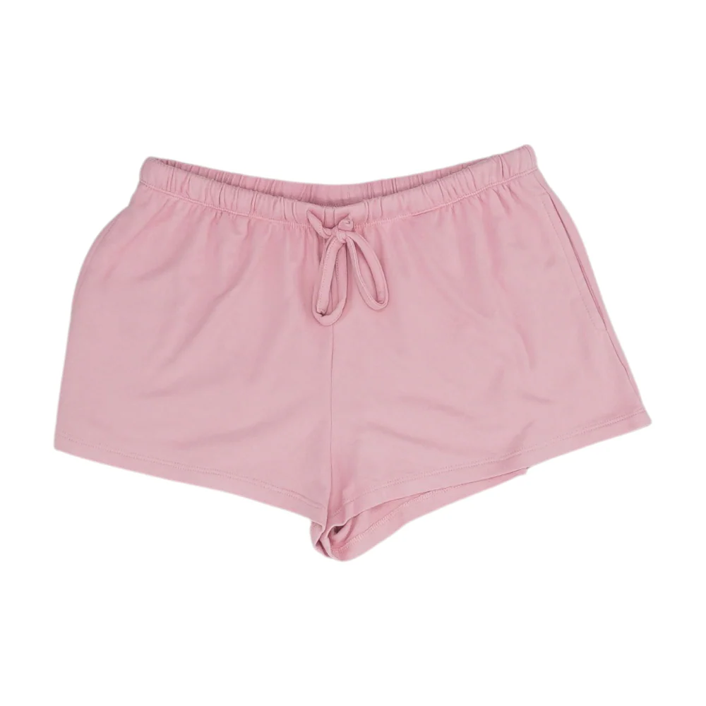Pink Solid Active Shorts