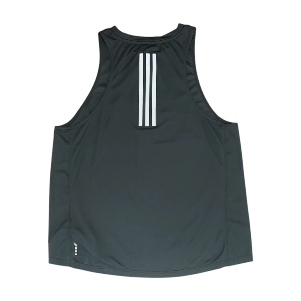 Black Solid Active Tank - Image 2