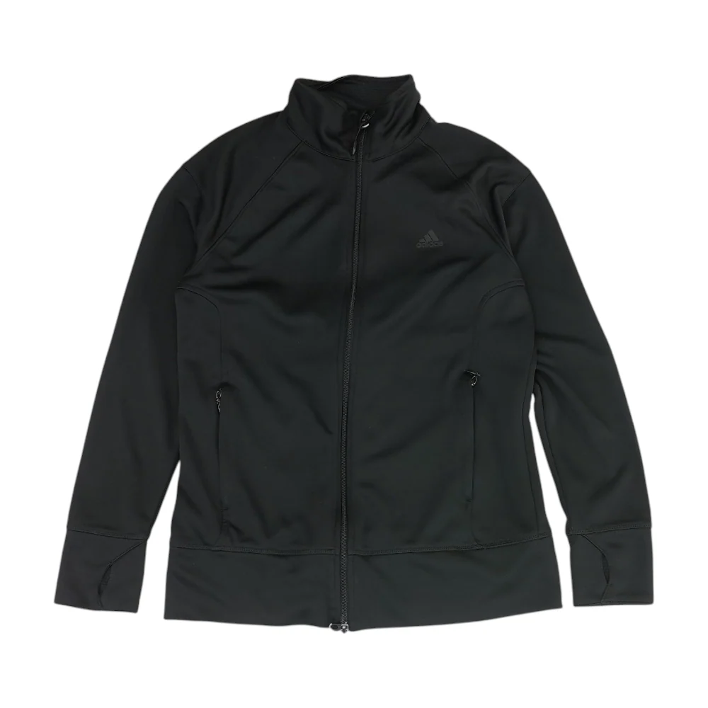 Black Solid Active Jacket