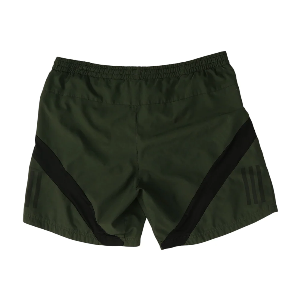Green Solid Active Shorts - Image 2