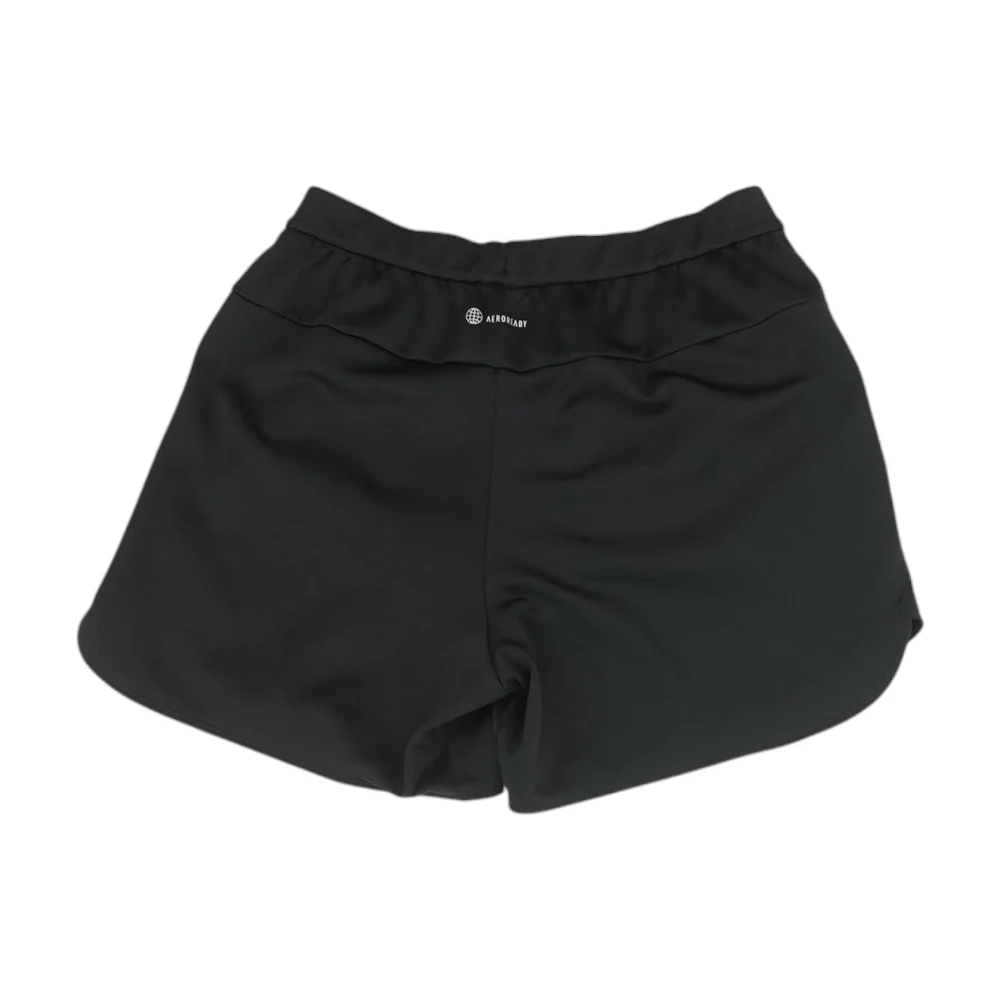 Black Solid Active Shorts - Image 2