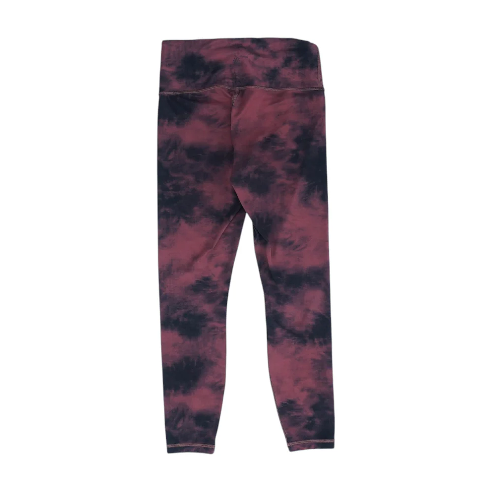Red Tie-Dye Active Leggings - Image 2