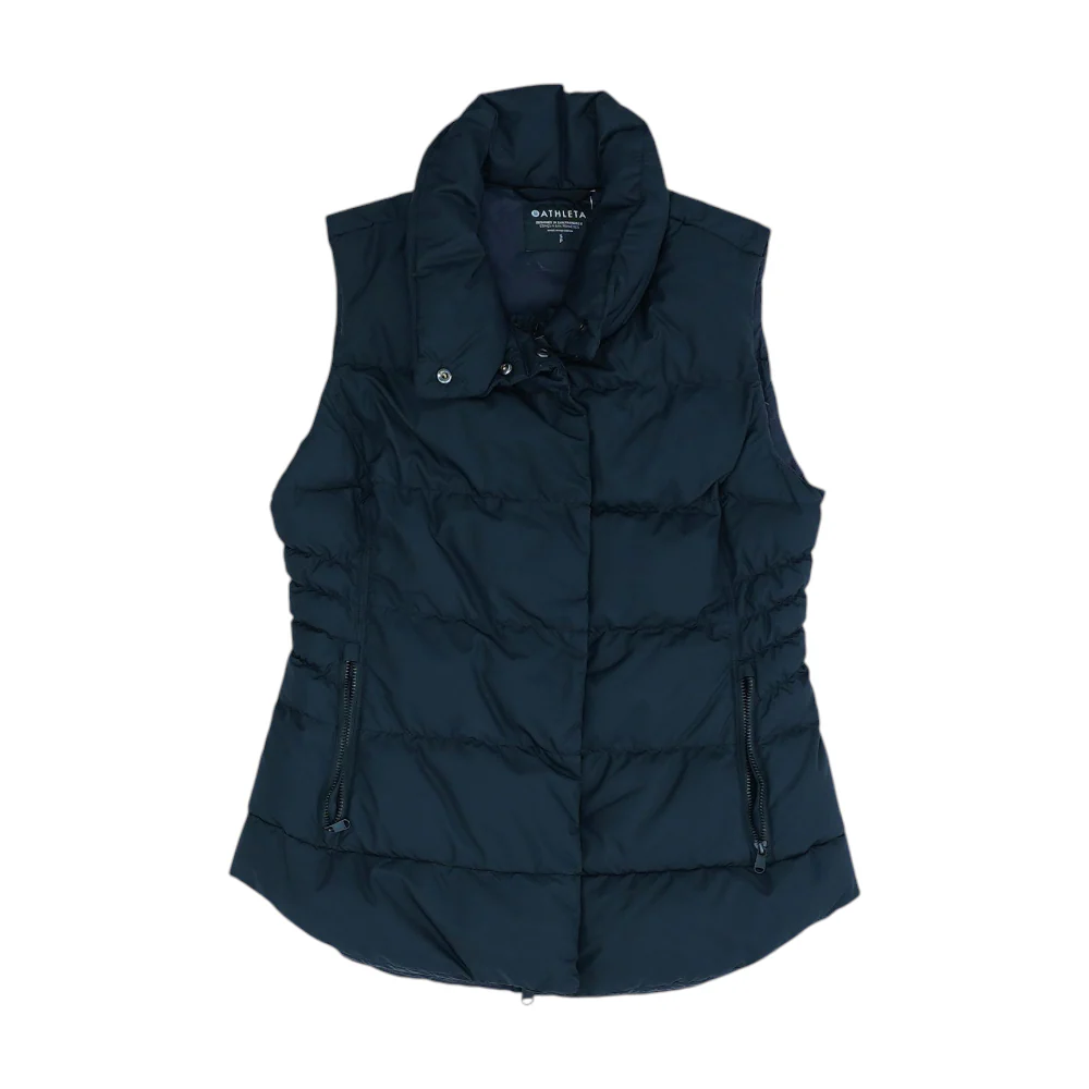 Black Solid Active Vest