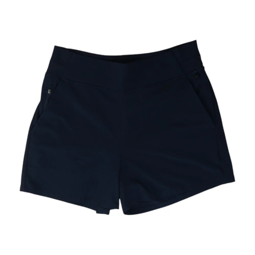 Navy Solid Active Shorts