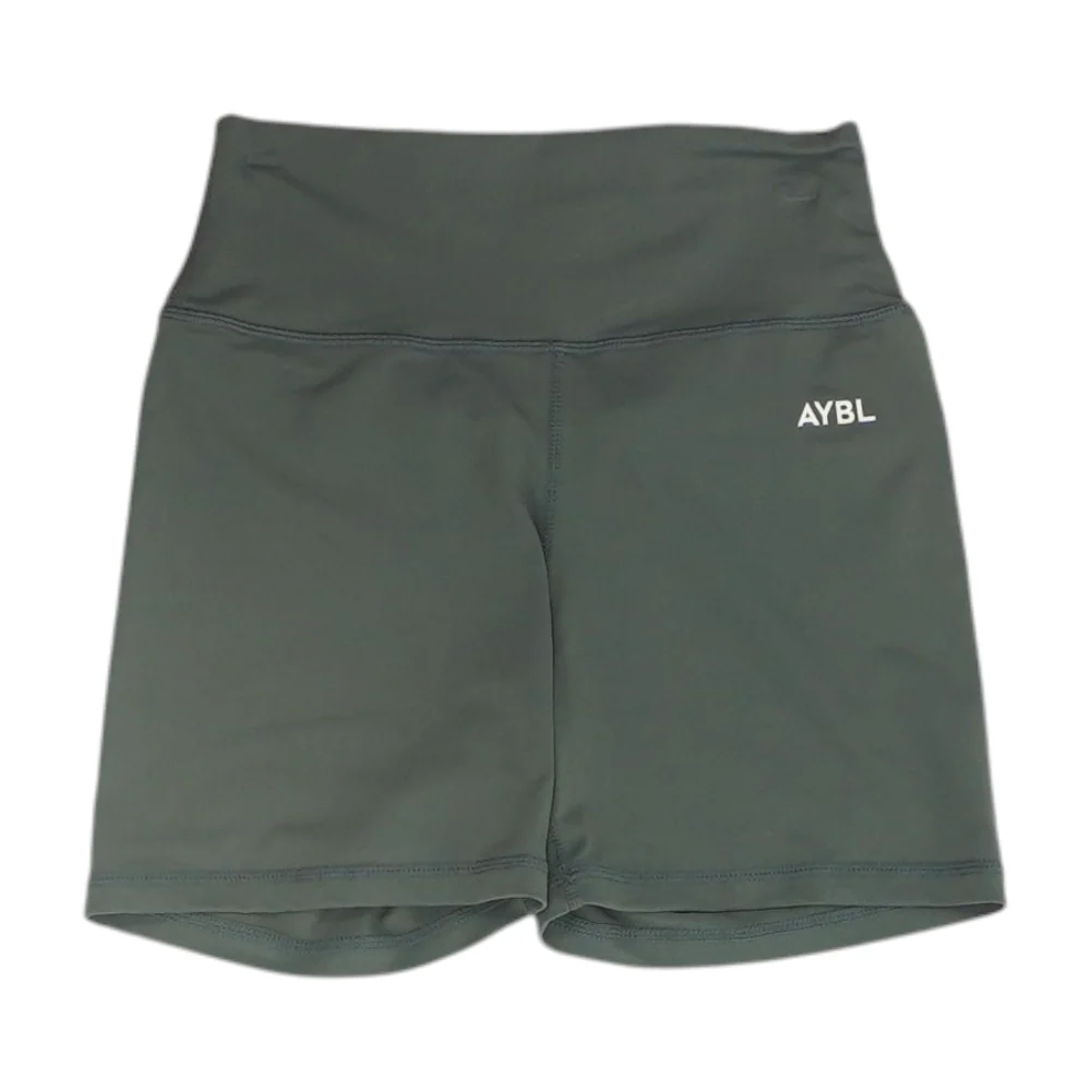 Gray Solid Active Shorts
