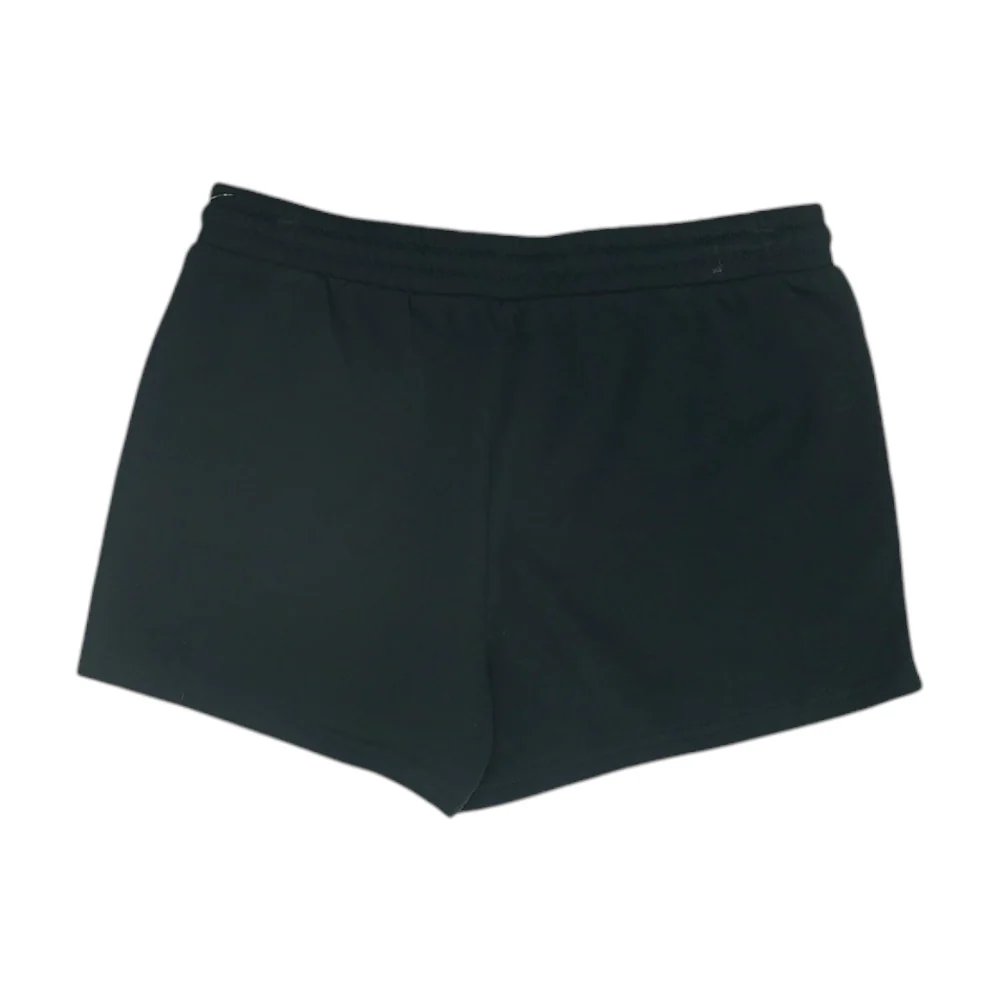 Black Solid Active Shorts - Image 2
