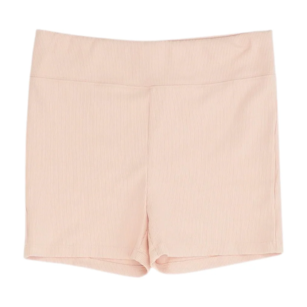 Pink Solid Active Shorts