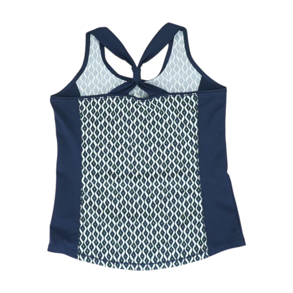 Navy Geometric Active T-Shirt - Image 2