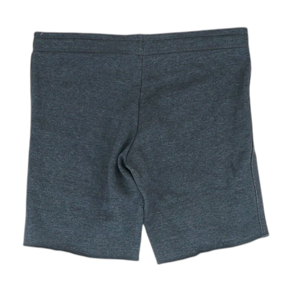 Gray Solid Active Shorts - Image 2