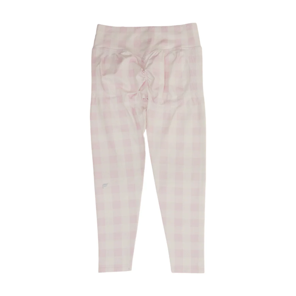 Pink Check Active Leggings - Image 2