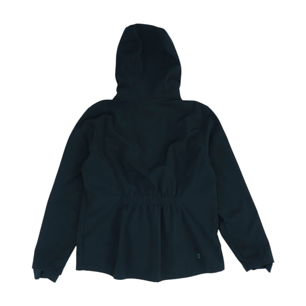 Black Solid Active Jacket - Image 2