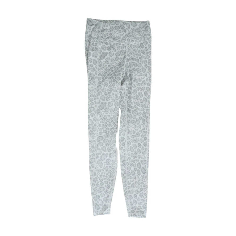 Gray Animal Print Active Leggings