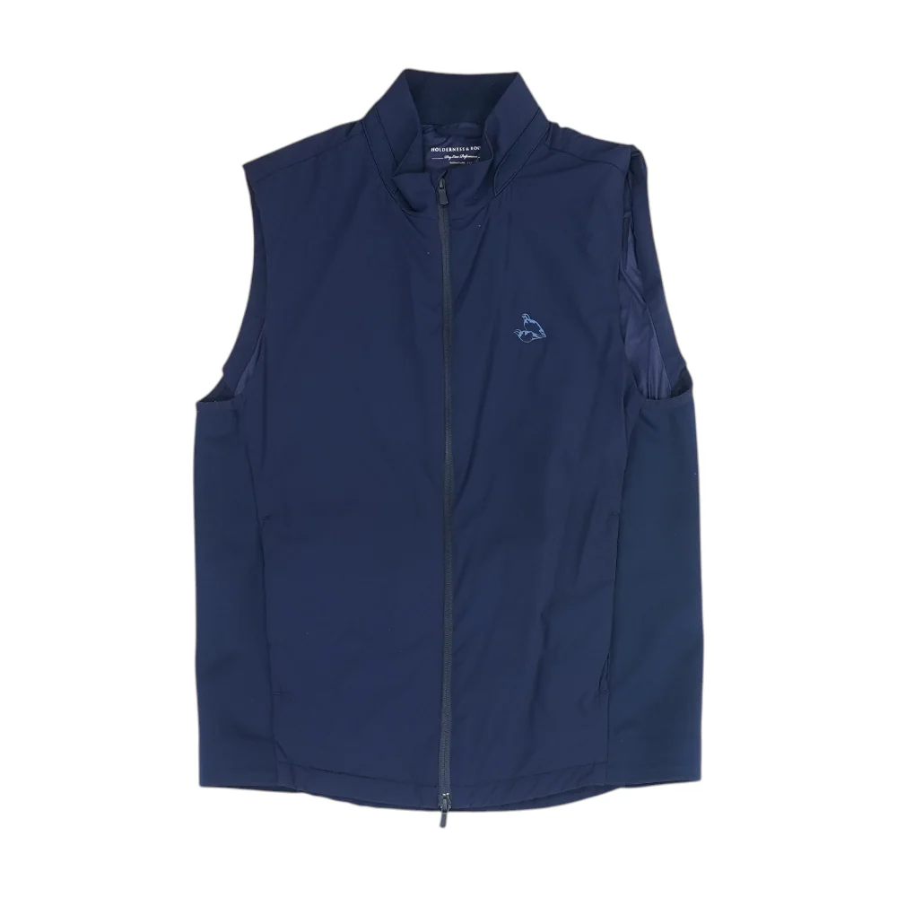 Navy Solid Active Vest