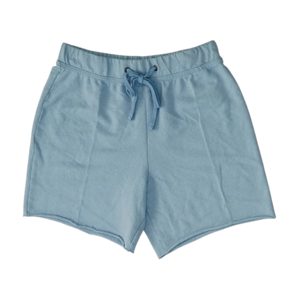 Blue Solid Active Shorts