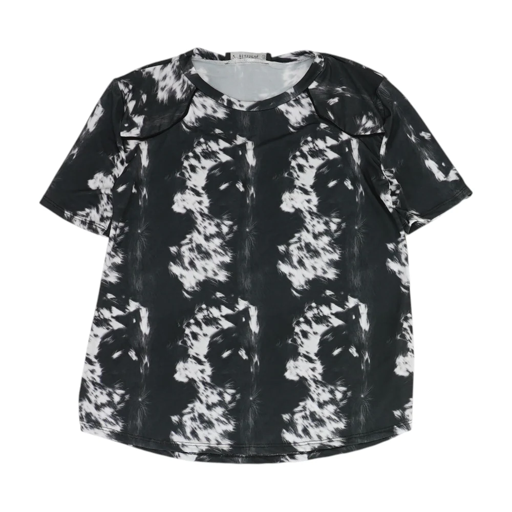 Black Tie-Dye Active T-Shirt