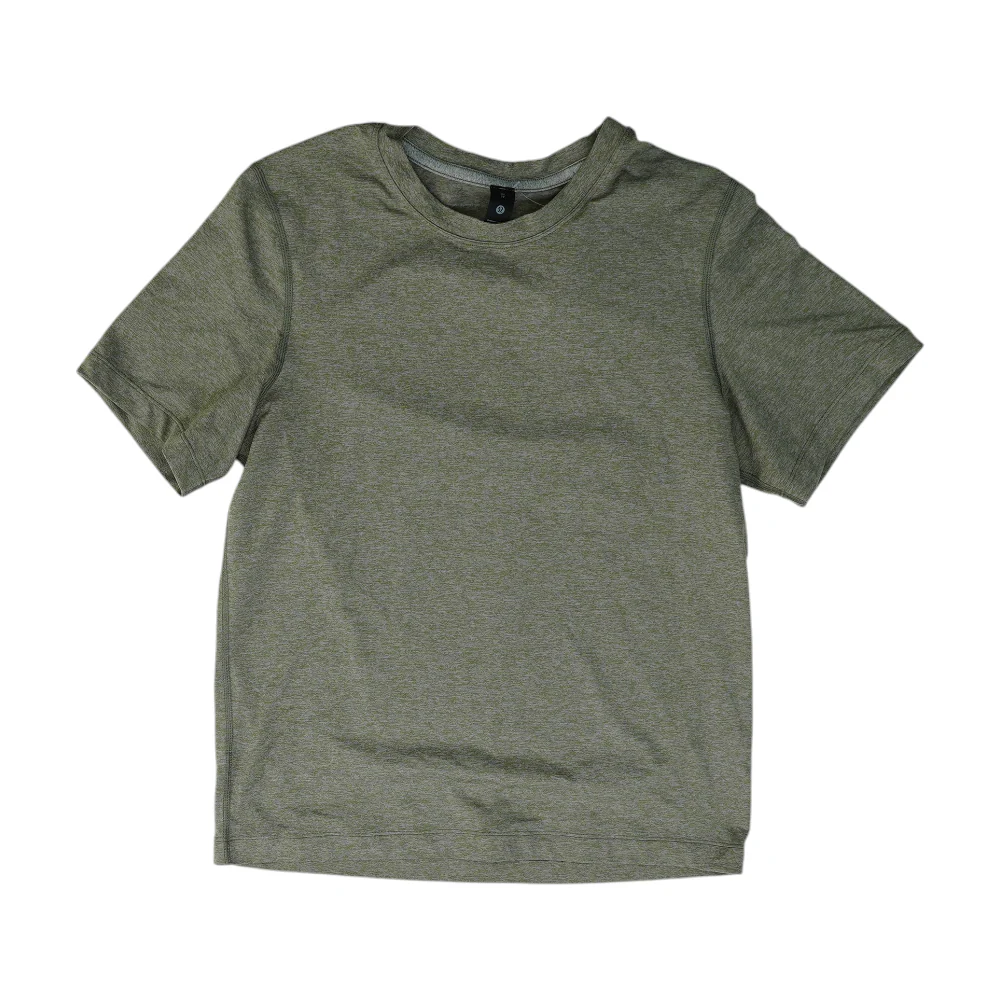 Green Solid Active T-Shirt