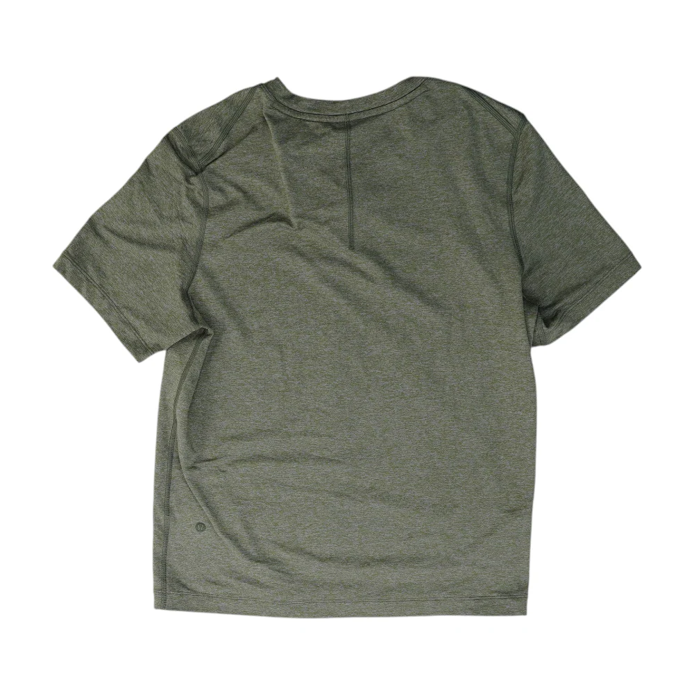 Green Solid Active T-Shirt - Image 2