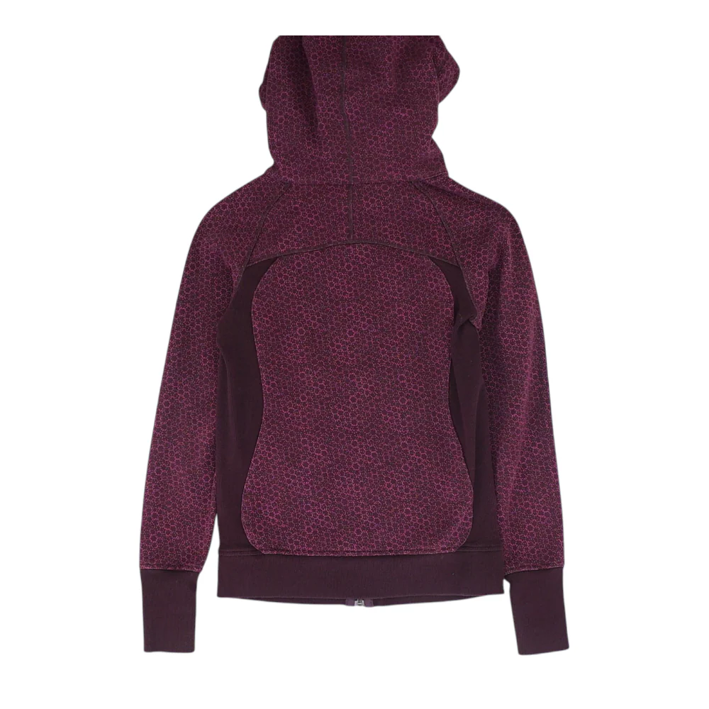 Burgundy Polka Dot Active Jacket - Image 2