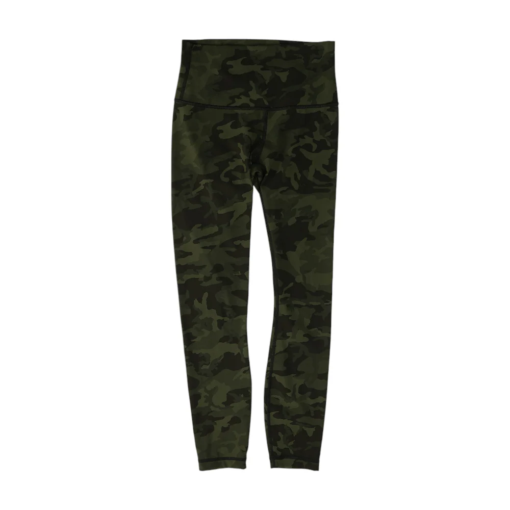 Green Camo Active Leggings