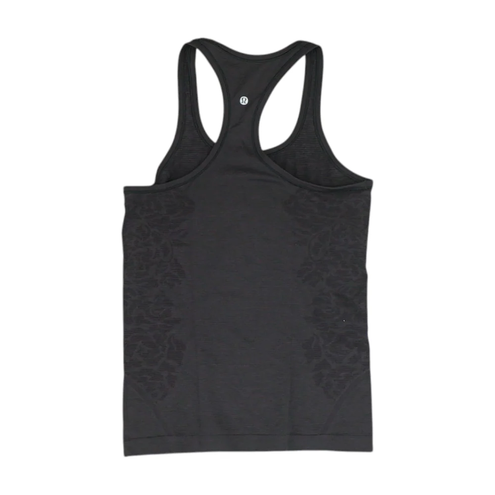 Burgundy Floral Active T-Shirt - Image 2