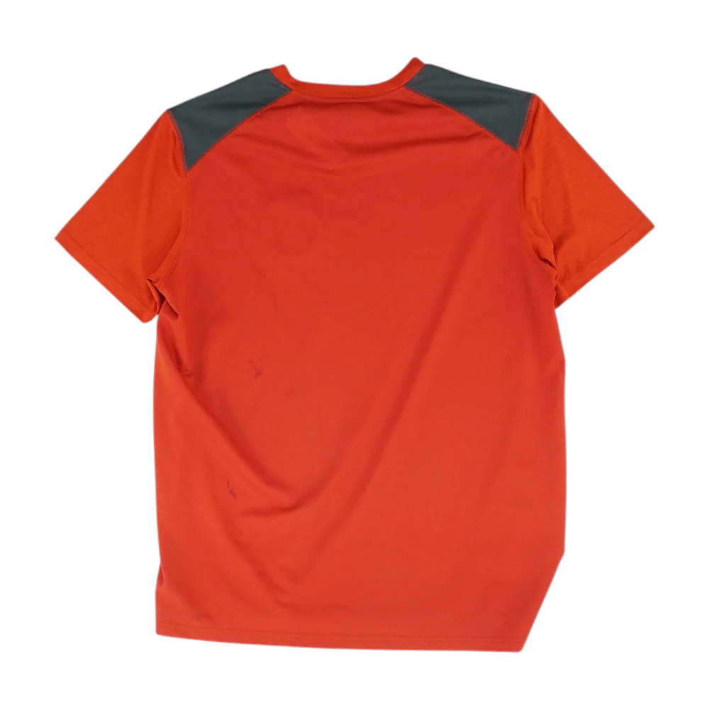 Red Manchester United Solid Active T-Shirt - Image 2