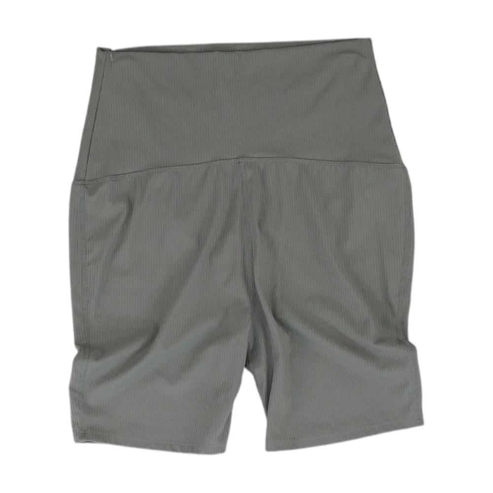 Gray Maternity Solid Active Shorts - Image 2