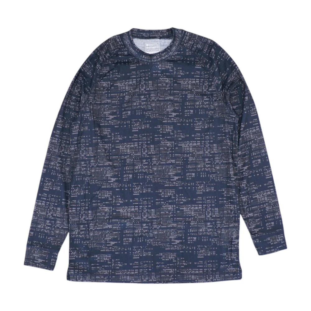 Gray Print Active T-Shirt