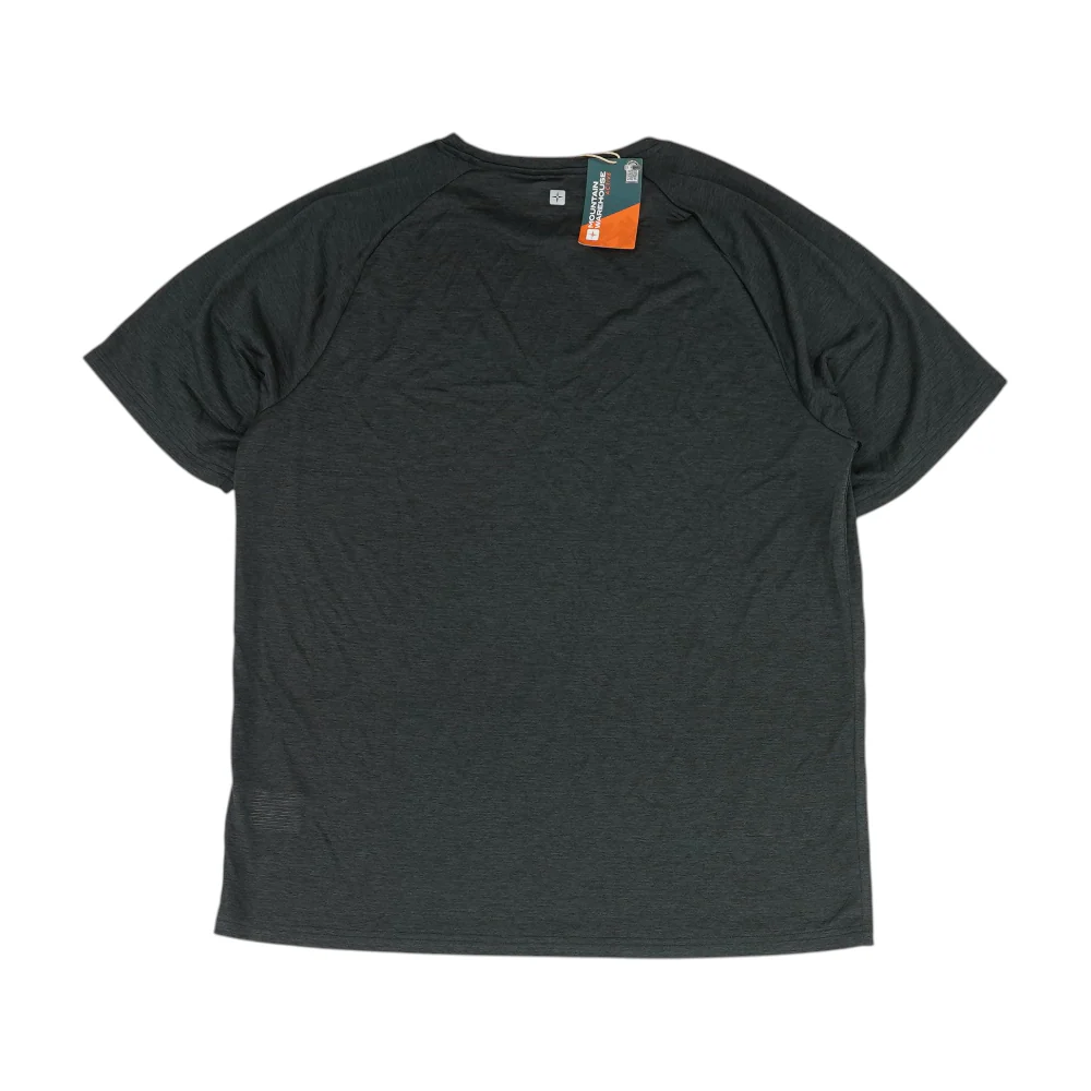 Charcoal Solid Active T-Shirt - Image 2