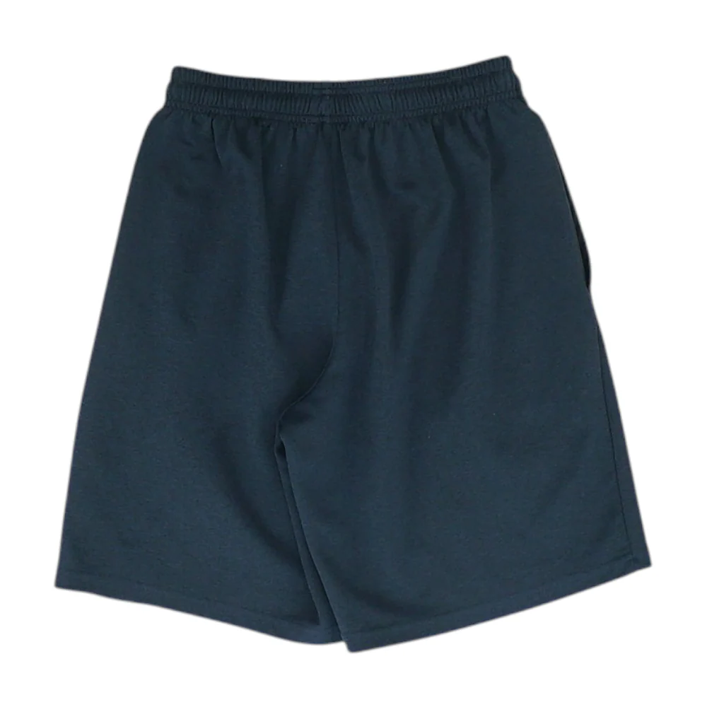 Black Solid Active Shorts - Image 2