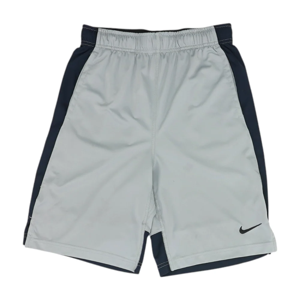 Gray Color Block Active Shorts