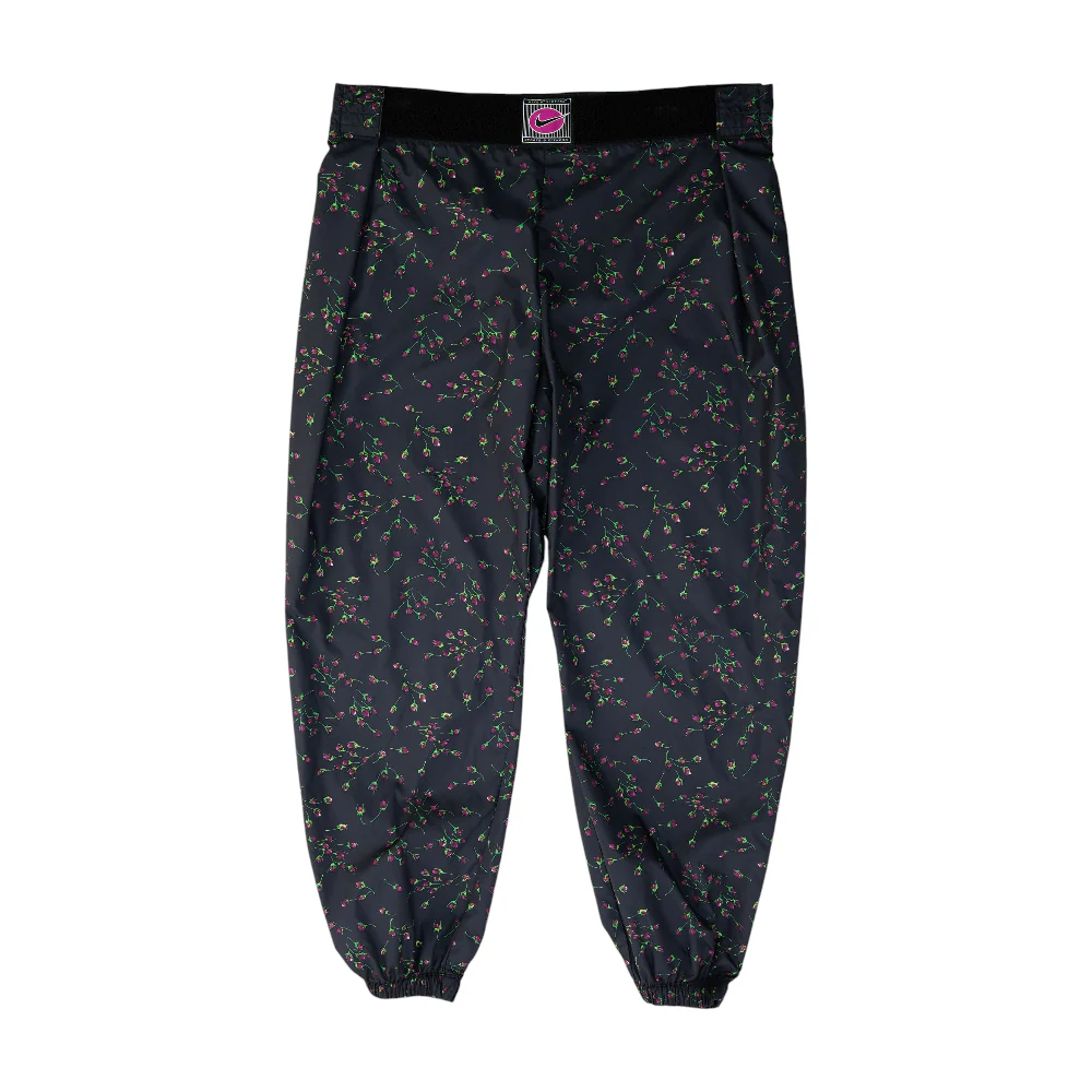 Black Floral Pants