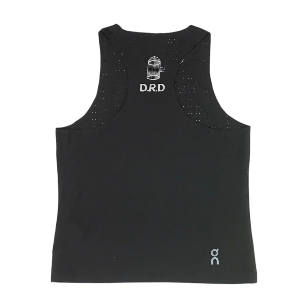 Black Solid Active Tank - Image 2