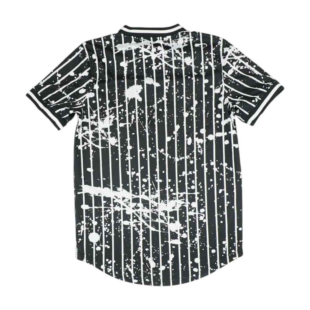 Black Striped Active T-Shirt - Image 2