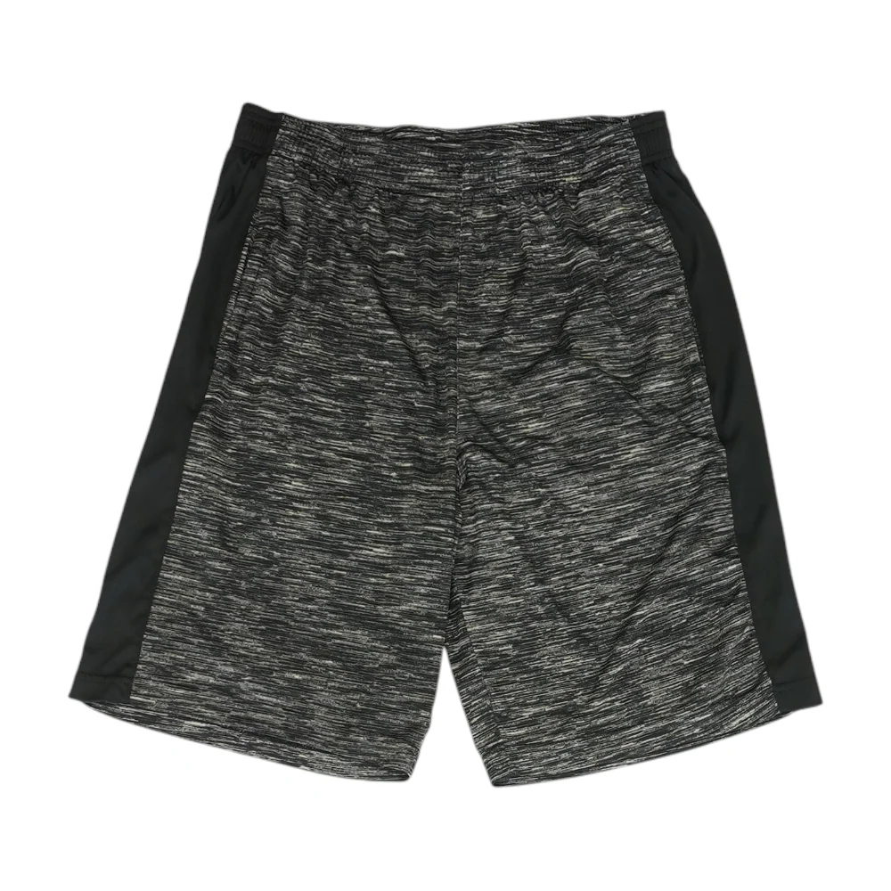 Black Graphic Active Shorts