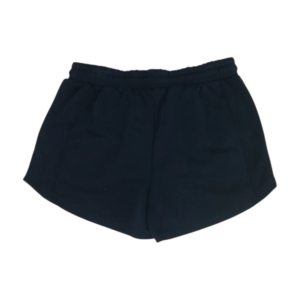 Navy Solid Active Shorts - Image 2