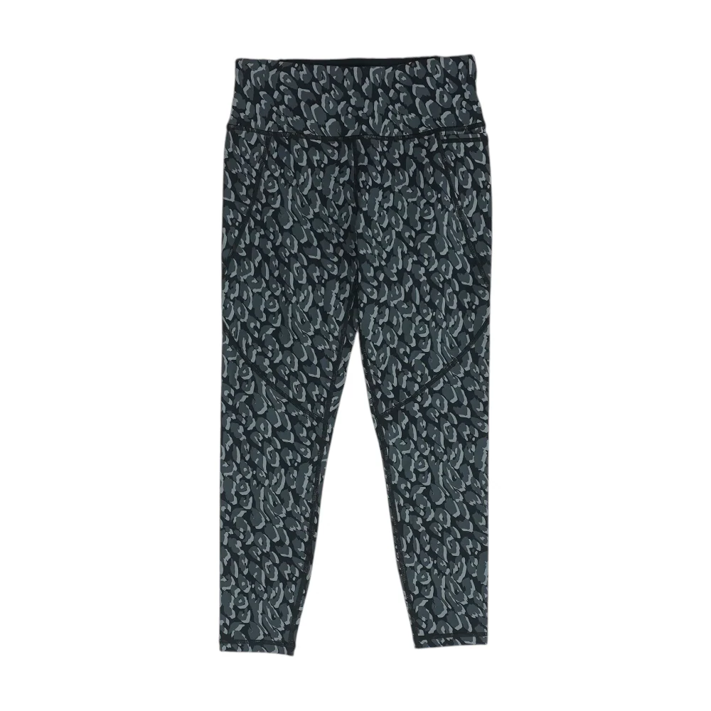 Black Animal Print Active Leggings
